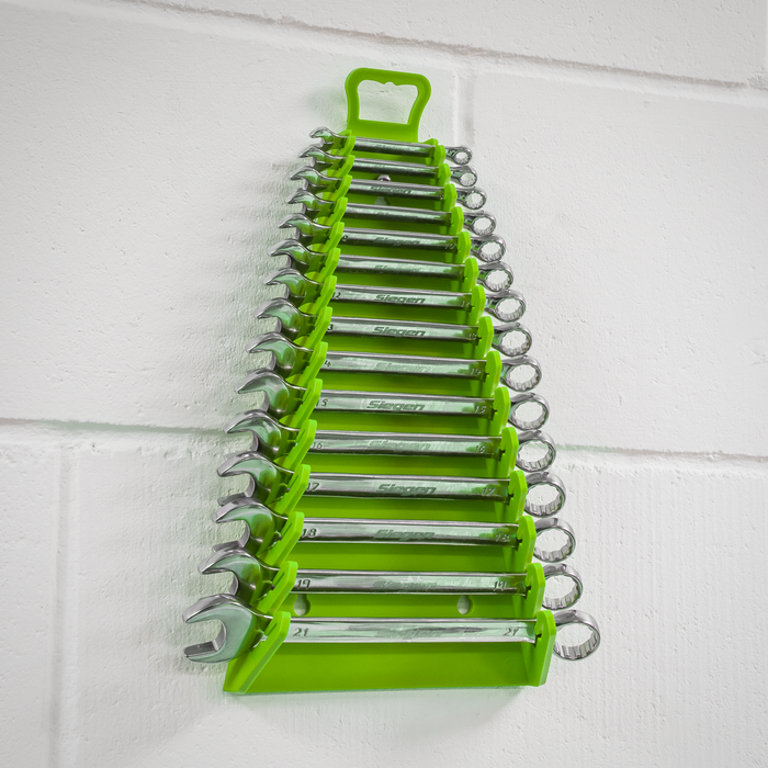 Premier Reverse Spanner Rack Capacity 15 Spanners - Hi-Vis Green | WR09HV