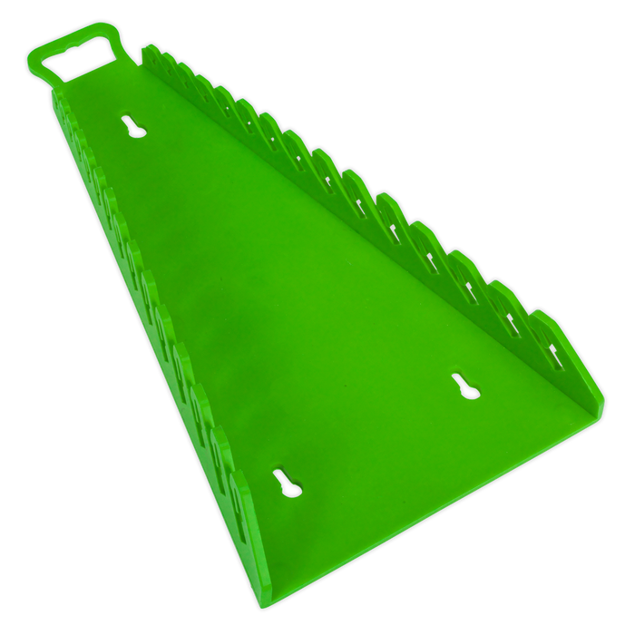 Premier Reverse Spanner Rack Capacity 15 Spanners - Hi-Vis Green | WR09HV