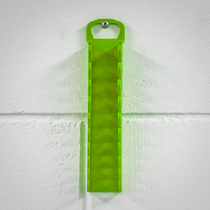 Premier Spanner Rack Capacity 10 Stubby Spanners - Hi-Vis Green | WR10HV