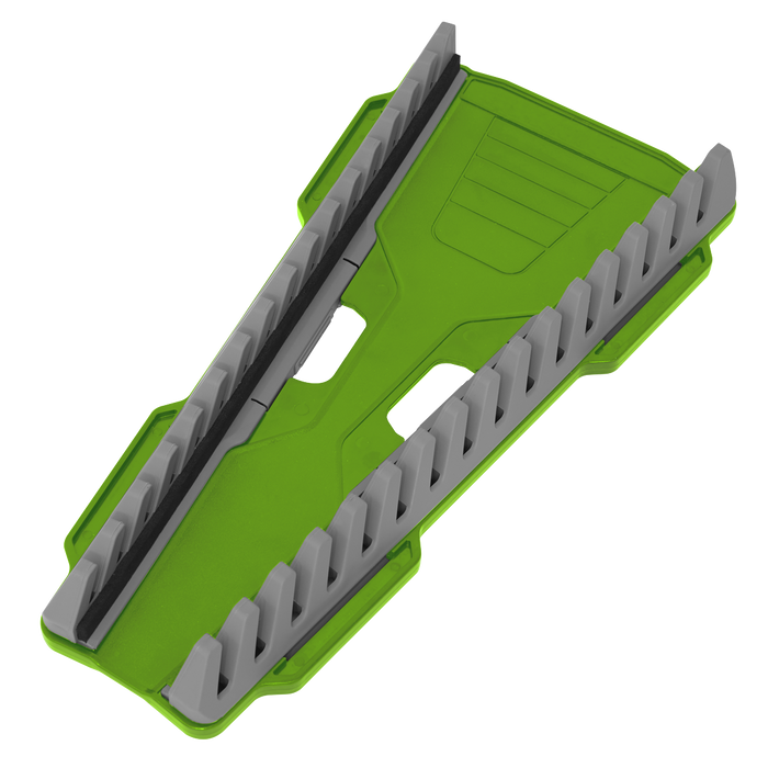 Premier Reversible Spanner Rack 16pc - Hi-Vis Green | WR11HV