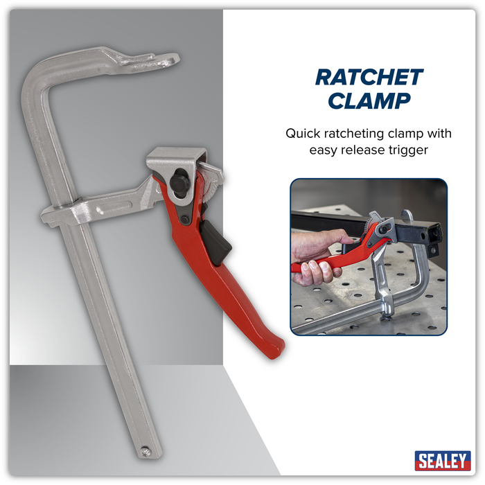 Welding Ratchet Clamp 300 x 120mm | WRC300