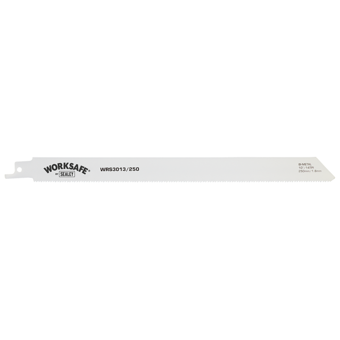 Worksafe® Reciprocating Saw Blade 250mm 14tpi - Pack of 5 | WRS3013/250