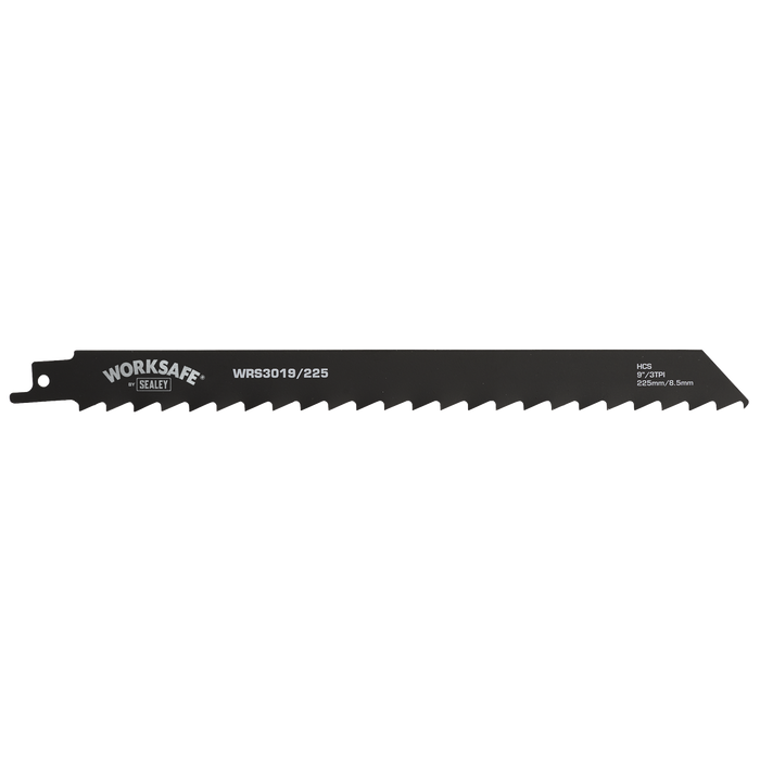 Reciprocating Saw Blade for Wood 225mm 3tpi - Pack of 5 | WRS3019/225