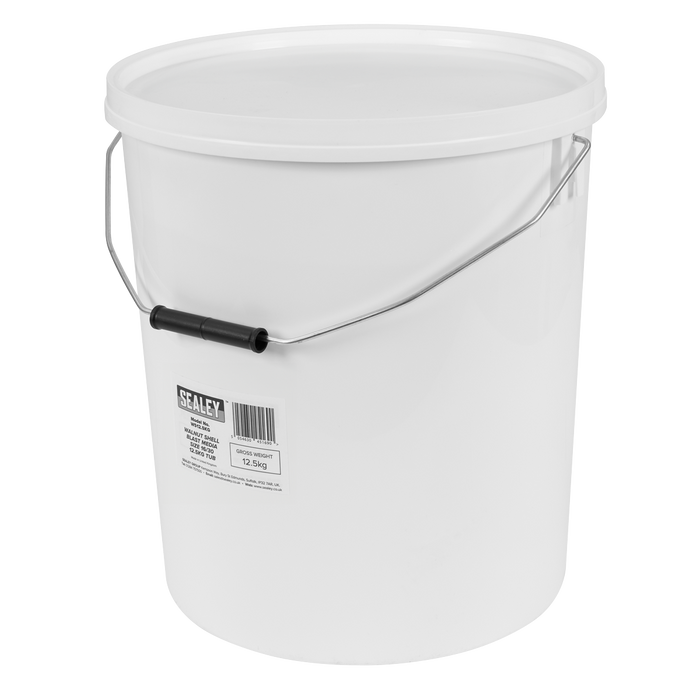 Walnut Shell Blast Media - Size 16/30 - 12.5kg Tub | WS12.5KG