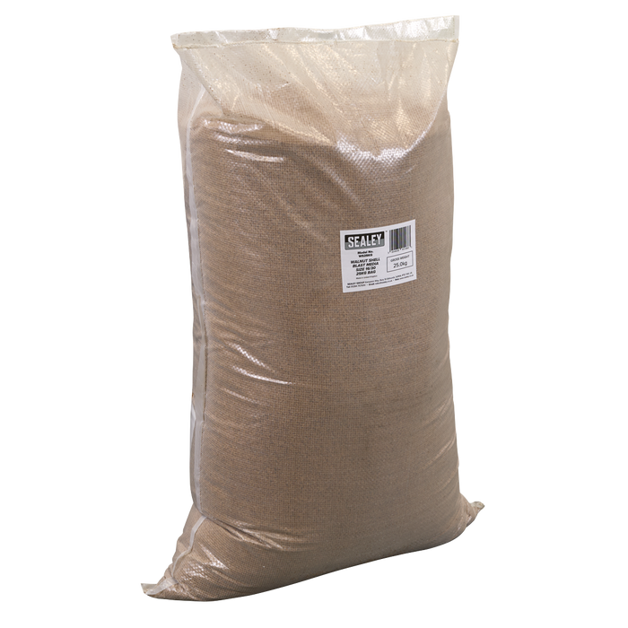 Walnut Shell Blast Media - Size 16/30 - 25kg Bag | WS25KG