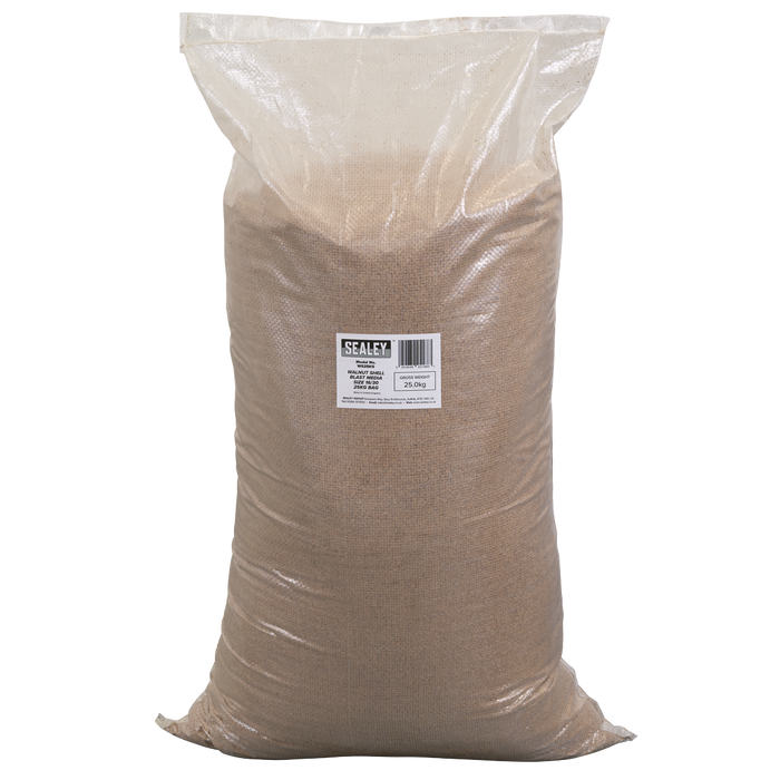 Walnut Shell Blast Media - Size 16/30 - 25kg Bag | WS25KG