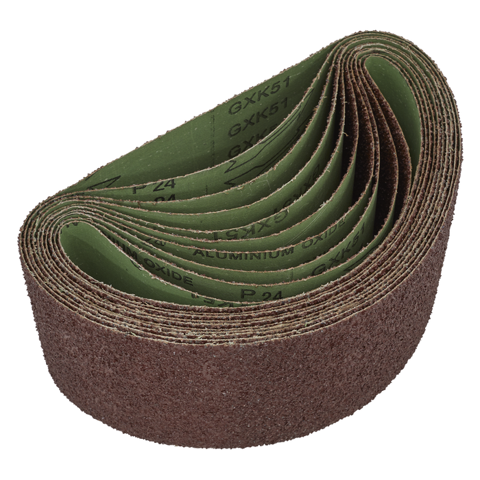 Worksafe® 100 x 610mm Sanding Belt 24Grit - Pack of 5 | WSB61245