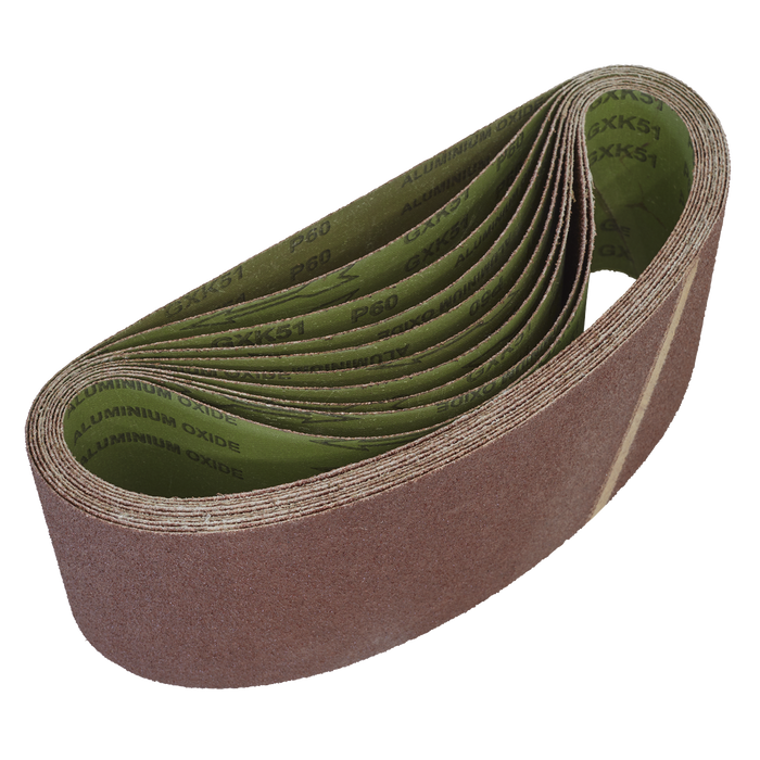 Worksafe® 100 x 610mm Sanding Belt 60Grit - Pack of 10 | WSB6160