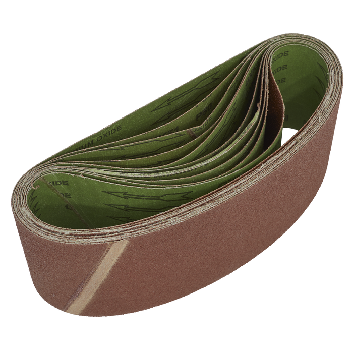 Worksafe® 100 x 610mm Sanding Belt 80Grit - Pack of 10 | WSB6180