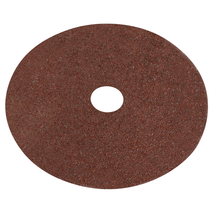 Worksafe® 100mm Fibre Backed Sanding Disc 24Grit - Pack of 25 | WSD424