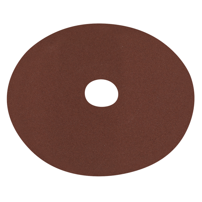 Worksafe® 125mm Fibre Backed Sanding Disc 120Grit - Pack of 25 | WSD5120