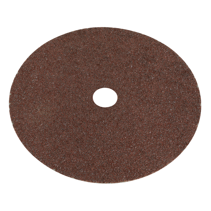 Worksafe® 175mm Fibre Backed Sanding Disc 24Grit - Pack of 25 | WSD724