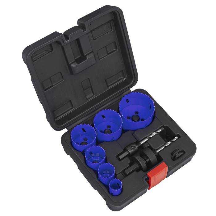 Electrician's Hole Saw Kit 9pc | WSEHSK