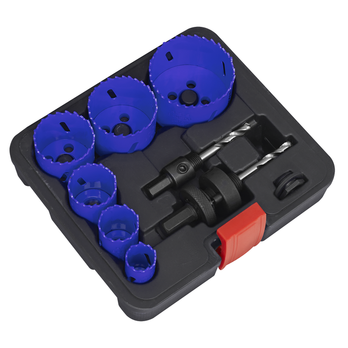 Electrician's Hole Saw Kit 9pc | WSEHSK