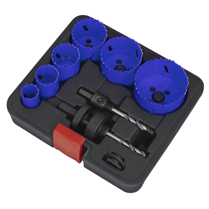 Electrician's Hole Saw Kit 9pc | WSEHSK