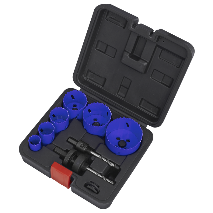 Electrician's Hole Saw Kit 9pc | WSEHSK