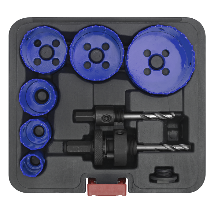 Electrician's Hole Saw Kit 9pc | WSEHSK