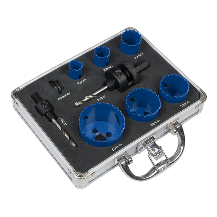 Plumber's Hole Saw Kit 9pc | WSPHSK