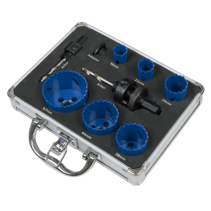 Plumber's Hole Saw Kit 9pc | WSPHSK
