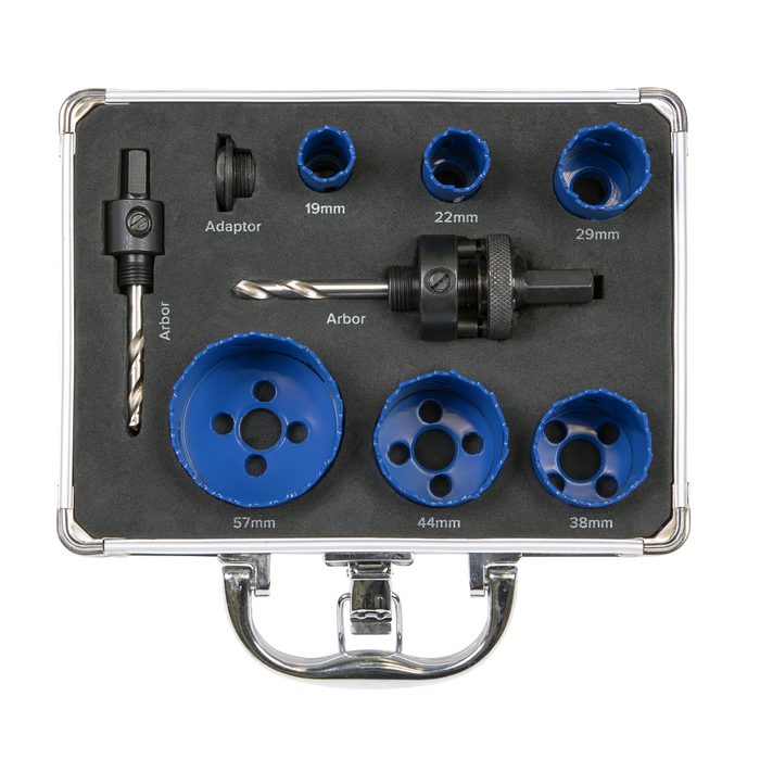 Plumber's Hole Saw Kit 9pc | WSPHSK