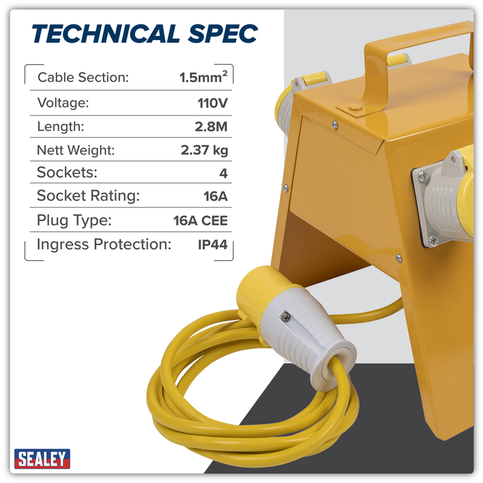 4-Way Splitter Box 110V | WSSB16