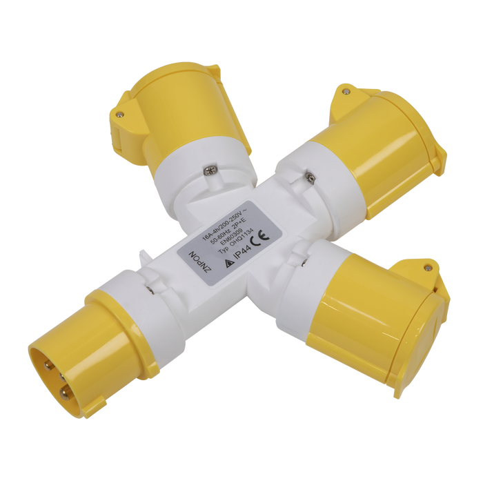 2P+E 3-Way Adaptor 110V | WSTWA
