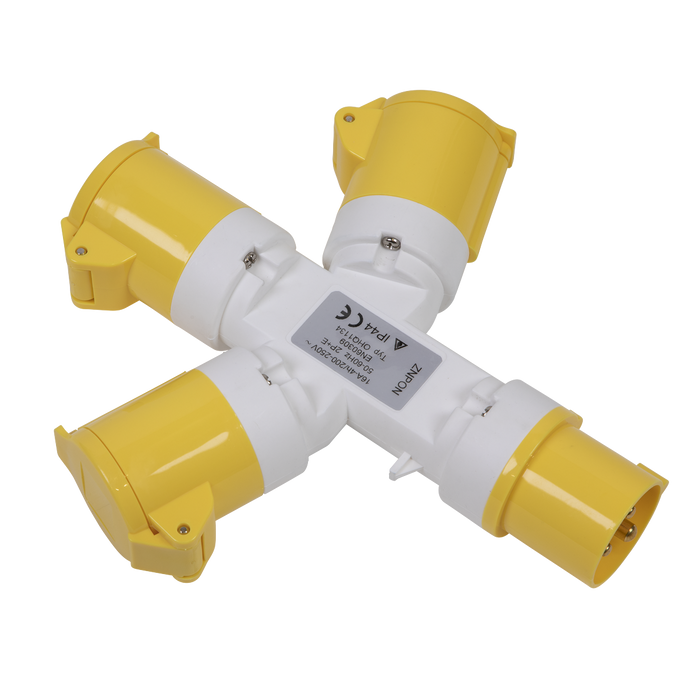 2P+E 3-Way Adaptor 110V | WSTWA