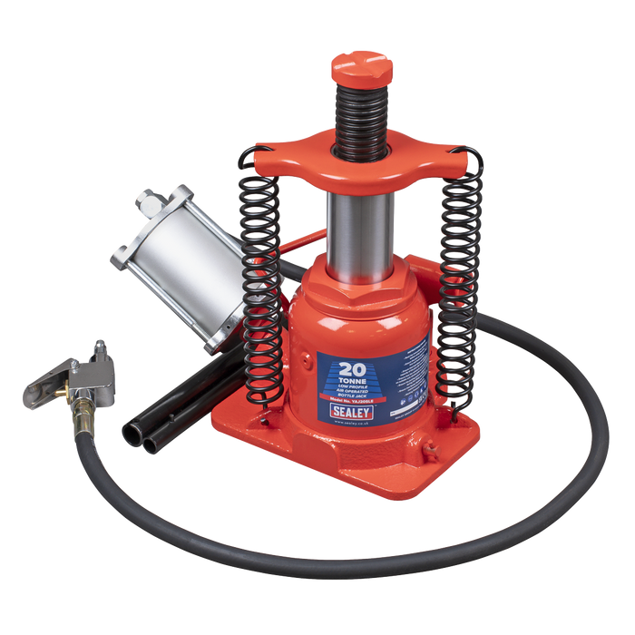 Low Profile Air Operated Hydraulic Bottle Jack 20 Tonne | YAJ20SLE