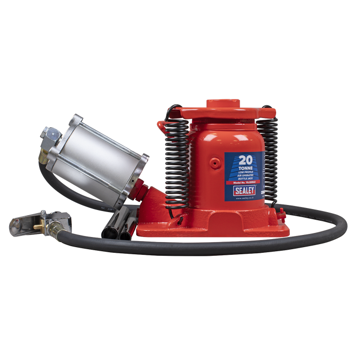 Low Profile Air Operated Hydraulic Bottle Jack 20 Tonne | YAJ20SLE