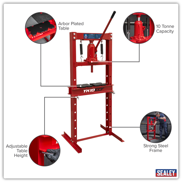 Hydraulic Floor Type Press 10 Tonne | YK10ECF