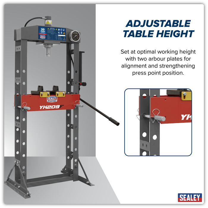 Premier Heavy-Duty Floor Type Hydraulic Press 20 Tonne | YK209F