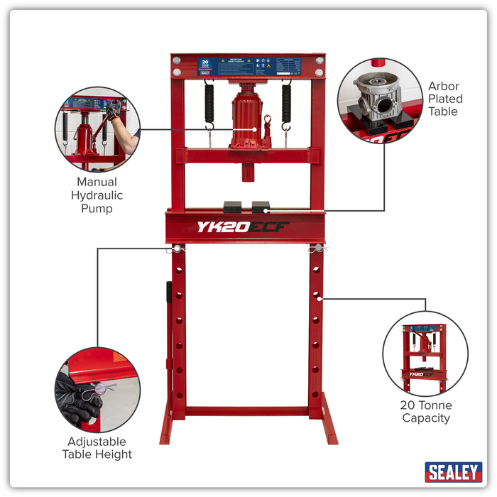 Hydraulic Floor Type Press 20 Tonne | YK20ECF
