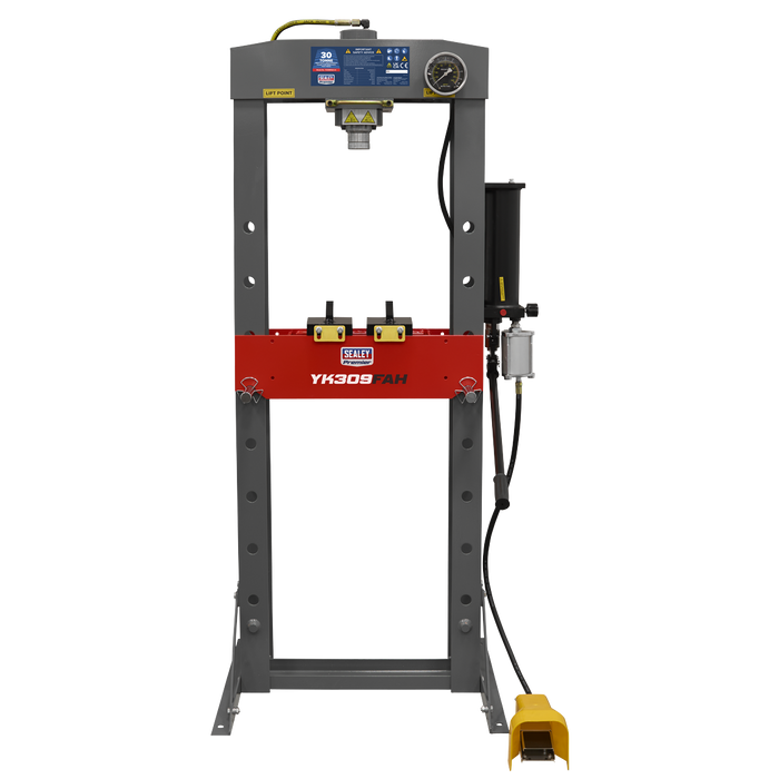 Premier Heavy-Duty Air/Hydraulic Floor Type Press with Foot Pedal 30 Tonne | YK309FAH