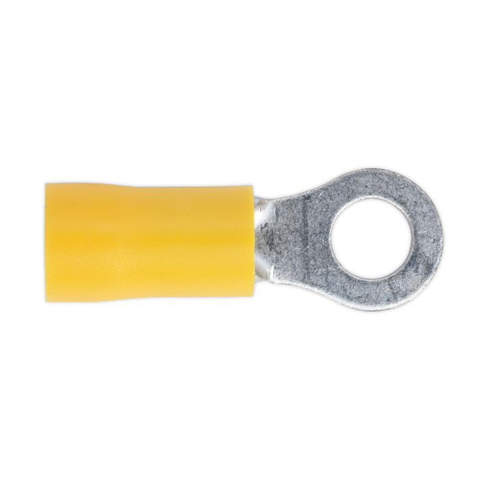 Easy-Entry Ring Terminal 5.3mm (2BA), Yellow - Pack of 100 | YT18