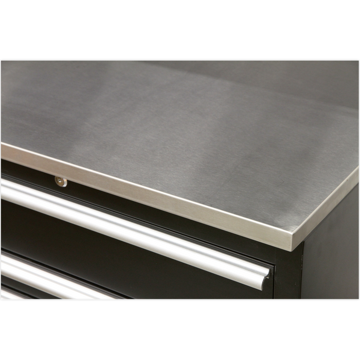 Sealey Premier 3.55 Metre Storage System - Stainless Worktop | APMSCOMBO7SS