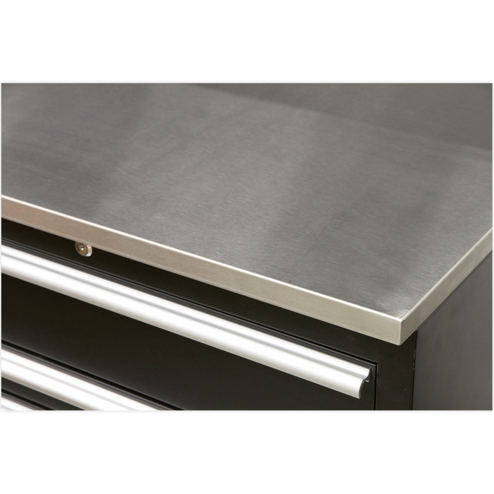 Sealey Premier 3.3 Metre Storage System - Stainless Worktop | APMSCOMBO2SS