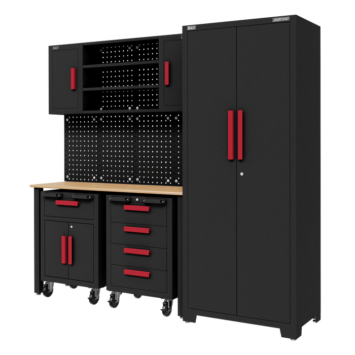 Sealey Complete Garage Storage System With Mobile Trolley x2 | APMS12OP