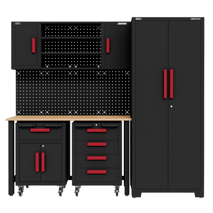 Sealey Complete Garage Storage System With Mobile Trolley x2 | APMS12OP