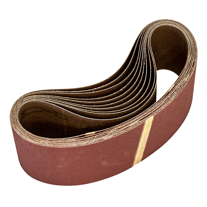 Worksafe® 75 x 533mm Sanding Belt 80Grit - Pack of 10 | WSB5380