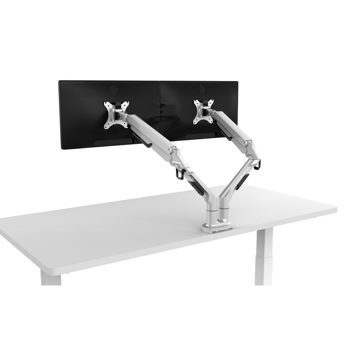 Sealey Dellonda Double Monitor Arms, 9KG Load Capacity 17-32" Screens | DH27