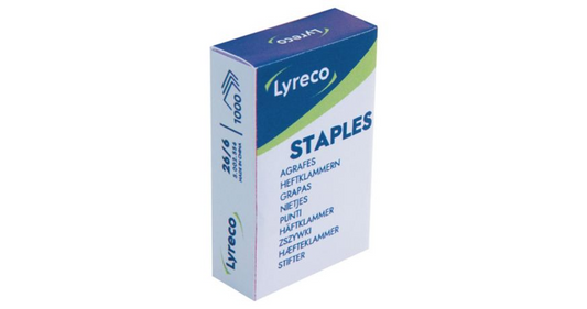 Staples No. 26/6 (Pack of 1000) | Lyreco