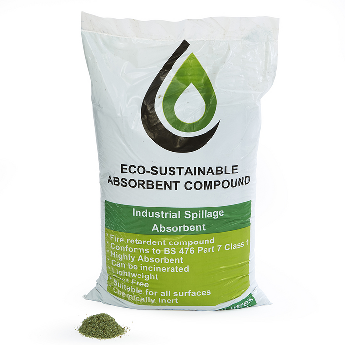 Organic Compound Spill Absorbent Granules, 30L Bag | Ecospill