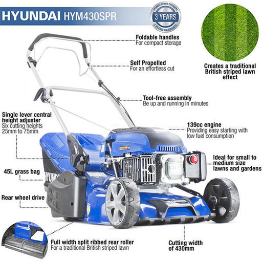 Hyundai hym430spr deals