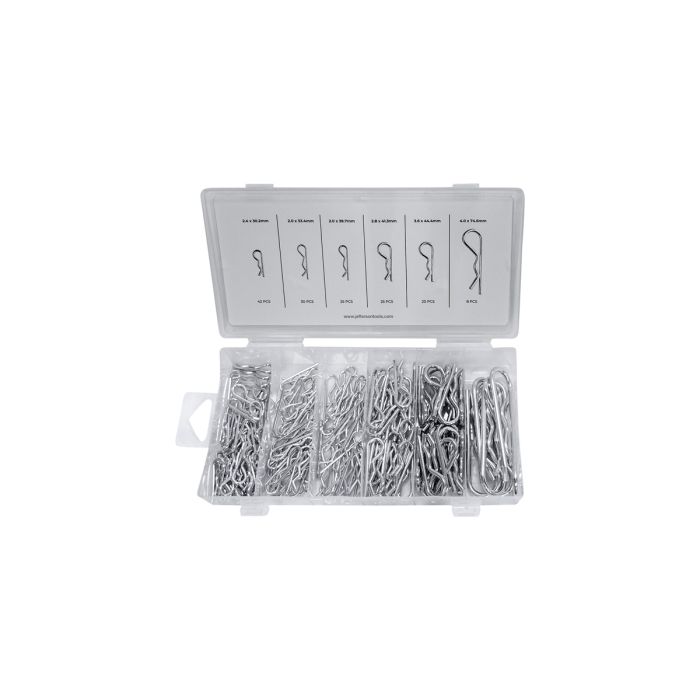 Jefferson 150 Piece R-Clip Assortment Pack | JEFABXRC150