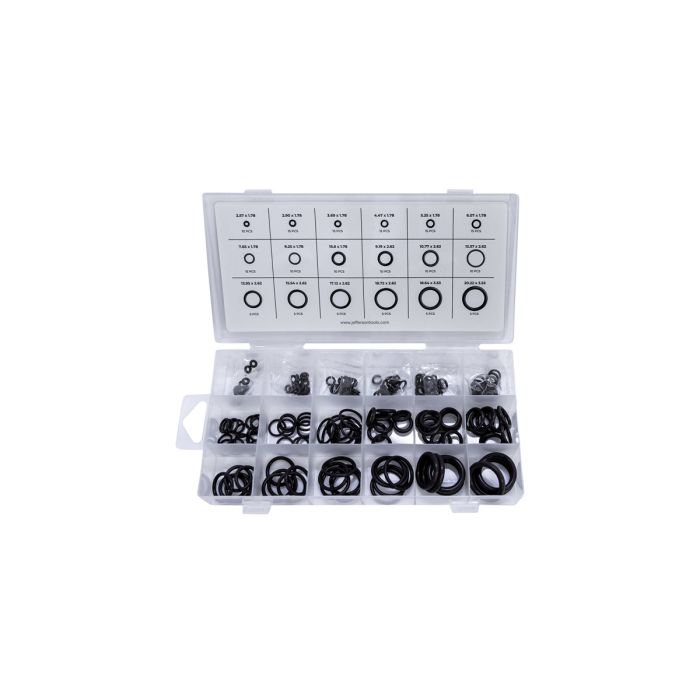 Jefferson 180 Piece Viton O-Ring Assortment Kit British Standard (BS) | JEFABXVIO180