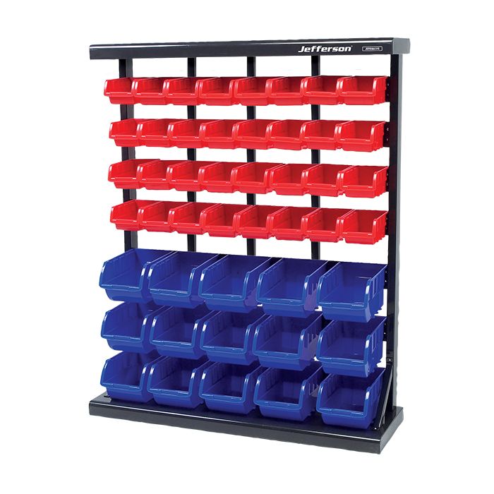 Free Standing Storage Bin System 47 Piece | Jefferson Professional