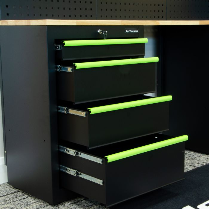 Jefferson Modular Storage System Combo With LED Lights | JEFMSSCOMBO-01