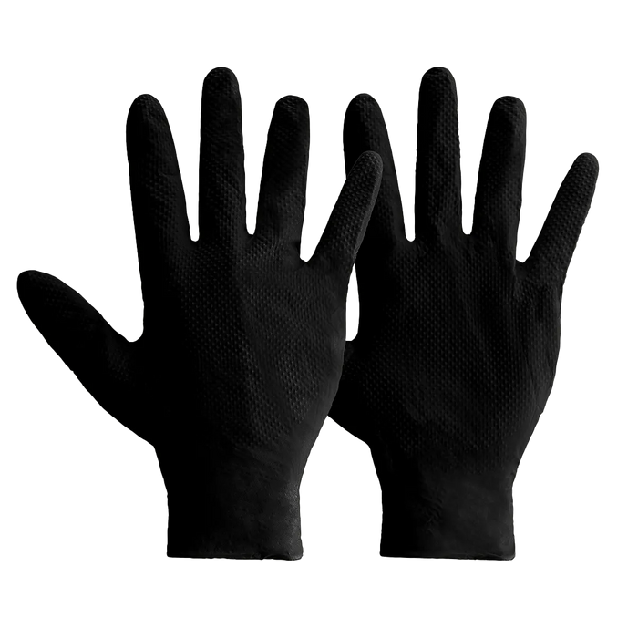 Mercator IDG Ideall Grip Nitrile Glove Black | IDG-BLACK