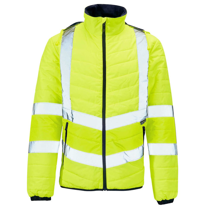 Supertouch Hi Vis Yellow Puffer Jacket | SHV-05241