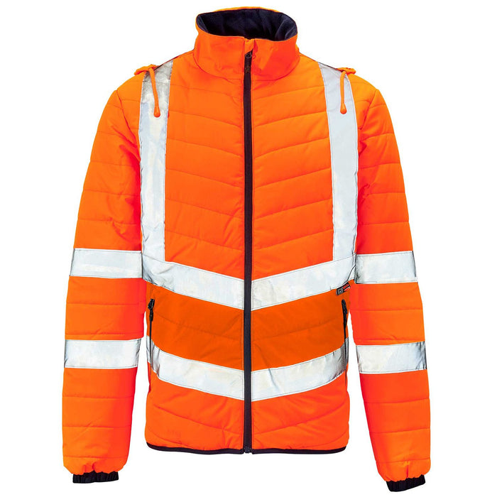 Supertouch Hi Vis Orange Puffer Jacket | SHV-0528